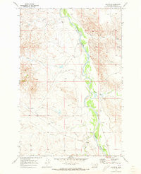 Locate SE Montana Historical topographic map, 1:24000 scale, 7.5 X 7.5 Minute, Year 1969