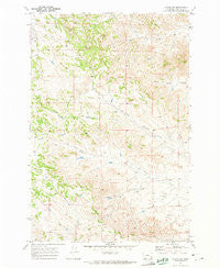 Locate SW Montana Historical topographic map, 1:24000 scale, 7.5 X 7.5 Minute, Year 1969