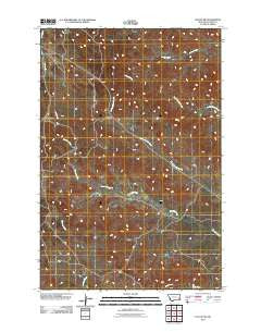 Locate SW Montana Historical topographic map, 1:24000 scale, 7.5 X 7.5 Minute, Year 2011