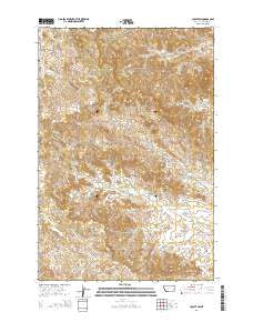 Locate SW Montana Current topographic map, 1:24000 scale, 7.5 X 7.5 Minute, Year 2014