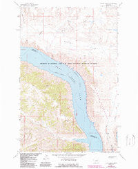 Locke Ranch Montana Historical topographic map, 1:24000 scale, 7.5 X 7.5 Minute, Year 1965