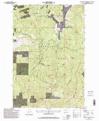 Lockhart Meadows Montana Historical topographic map, 1:24000 scale, 7.5 X 7.5 Minute, Year 1996