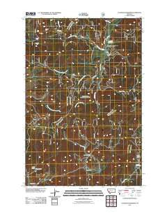 Lockhart Meadows Montana Historical topographic map, 1:24000 scale, 7.5 X 7.5 Minute, Year 2011