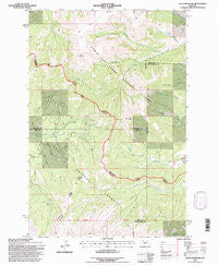 Loco Mountain Montana Historical topographic map, 1:24000 scale, 7.5 X 7.5 Minute, Year 1995