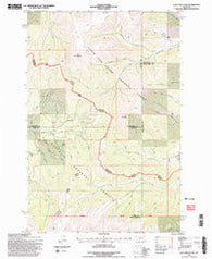 Loco Mountain Montana Historical topographic map, 1:24000 scale, 7.5 X 7.5 Minute, Year 1995