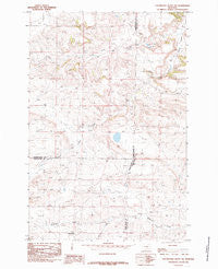 Locomotive Butte SW Montana Historical topographic map, 1:24000 scale, 7.5 X 7.5 Minute, Year 1985