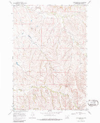 Lodge Grass NE Montana Historical topographic map, 1:24000 scale, 7.5 X 7.5 Minute, Year 1967