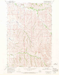 Lodge Grass NE Montana Historical topographic map, 1:24000 scale, 7.5 X 7.5 Minute, Year 1967