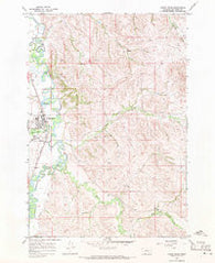 Lodge Grass Montana Historical topographic map, 1:24000 scale, 7.5 X 7.5 Minute, Year 1967