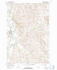 Lodge Grass Montana Historical topographic map, 1:24000 scale, 7.5 X 7.5 Minute, Year 1967