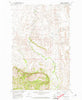 Lodge Pole Montana Historical topographic map, 1:24000 scale, 7.5 X 7.5 Minute, Year 1971