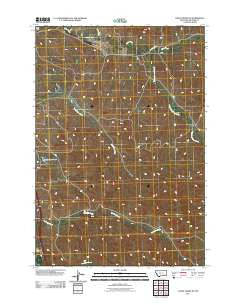 Lodge Grass NE Montana Historical topographic map, 1:24000 scale, 7.5 X 7.5 Minute, Year 2011