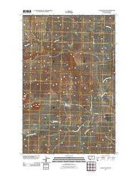 Lodge Pole NW Montana Historical topographic map, 1:24000 scale, 7.5 X 7.5 Minute, Year 2011