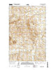 Lodge Pole NW Montana Current topographic map, 1:24000 scale, 7.5 X 7.5 Minute, Year 2014