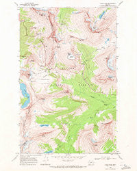 Logan Pass Montana Historical topographic map, 1:24000 scale, 7.5 X 7.5 Minute, Year 1968