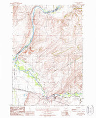 Logan Montana Historical topographic map, 1:24000 scale, 7.5 X 7.5 Minute, Year 1987