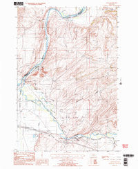 Logan Montana Historical topographic map, 1:24000 scale, 7.5 X 7.5 Minute, Year 1987