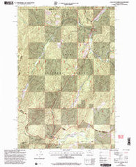 Lolo Hot Springs Montana Historical topographic map, 1:24000 scale, 7.5 X 7.5 Minute, Year 1999