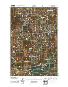 Lolo Hot Springs Montana Historical topographic map, 1:24000 scale, 7.5 X 7.5 Minute, Year 2011