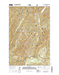 Lolo Hot Springs Montana Current topographic map, 1:24000 scale, 7.5 X 7.5 Minute, Year 2014