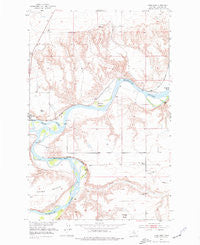 Loma East Montana Historical topographic map, 1:24000 scale, 7.5 X 7.5 Minute, Year 1953