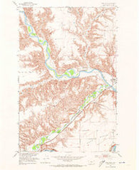 Loma West Montana Historical topographic map, 1:24000 scale, 7.5 X 7.5 Minute, Year 1953