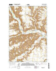 Loma West Montana Current topographic map, 1:24000 scale, 7.5 X 7.5 Minute, Year 2014