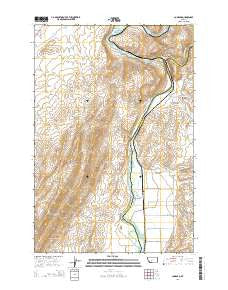 Lombard Montana Current topographic map, 1:24000 scale, 7.5 X 7.5 Minute, Year 2014