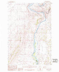 Lombard Montana Historical topographic map, 1:24000 scale, 7.5 X 7.5 Minute, Year 1986