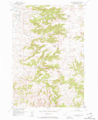 Lone Indian Butte Montana Historical topographic map, 1:24000 scale, 7.5 X 7.5 Minute, Year 1957