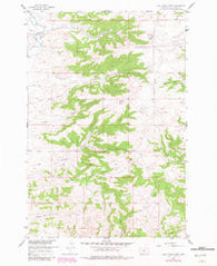 Lone Indian Butte Montana Historical topographic map, 1:24000 scale, 7.5 X 7.5 Minute, Year 1957