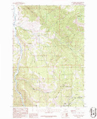 Lone Indian Peak Montana Historical topographic map, 1:24000 scale, 7.5 X 7.5 Minute, Year 1986