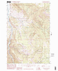 Lone Indian Peak Montana Historical topographic map, 1:24000 scale, 7.5 X 7.5 Minute, Year 1986