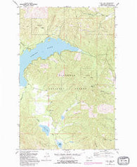 Lone Lake Montana Historical topographic map, 1:24000 scale, 7.5 X 7.5 Minute, Year 1991