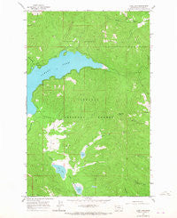 Lone Lake Montana Historical topographic map, 1:24000 scale, 7.5 X 7.5 Minute, Year 1964