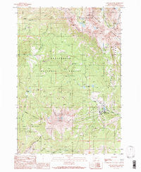 Lone Mountain Montana Historical topographic map, 1:24000 scale, 7.5 X 7.5 Minute, Year 1988