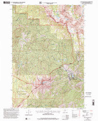 Lone Mountain Montana Historical topographic map, 1:24000 scale, 7.5 X 7.5 Minute, Year 1997