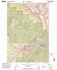 Lone Mountain Montana Historical topographic map, 1:24000 scale, 7.5 X 7.5 Minute, Year 1997