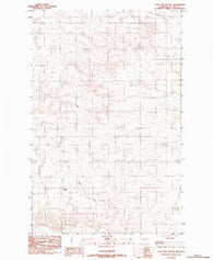 Lone Pine School Montana Historical topographic map, 1:24000 scale, 7.5 X 7.5 Minute, Year 1983