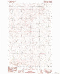 Lone Pine School Montana Historical topographic map, 1:24000 scale, 7.5 X 7.5 Minute, Year 1983