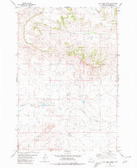 Lone Tree Creek Montana Historical topographic map, 1:24000 scale, 7.5 X 7.5 Minute, Year 1980