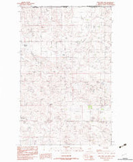 Lone Tree Lake Montana Historical topographic map, 1:24000 scale, 7.5 X 7.5 Minute, Year 1983