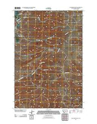 Lone Indian Butte Montana Historical topographic map, 1:24000 scale, 7.5 X 7.5 Minute, Year 2011
