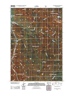 Lone Indian Peak Montana Historical topographic map, 1:24000 scale, 7.5 X 7.5 Minute, Year 2011
