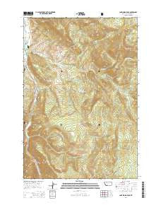 Lone Indian Peak Montana Current topographic map, 1:24000 scale, 7.5 X 7.5 Minute, Year 2014