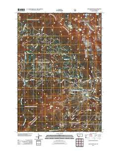 Lone Mountain Montana Historical topographic map, 1:24000 scale, 7.5 X 7.5 Minute, Year 2011