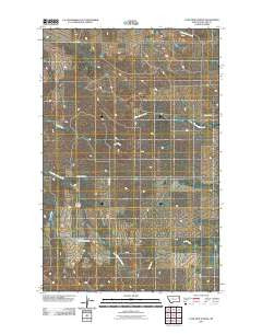 Lone Pine School Montana Historical topographic map, 1:24000 scale, 7.5 X 7.5 Minute, Year 2011