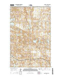 Lone Tree Lake Montana Current topographic map, 1:24000 scale, 7.5 X 7.5 Minute, Year 2014