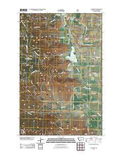 Lonepine Montana Historical topographic map, 1:24000 scale, 7.5 X 7.5 Minute, Year 2011