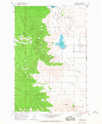 Lonepine Montana Historical topographic map, 1:24000 scale, 7.5 X 7.5 Minute, Year 1964